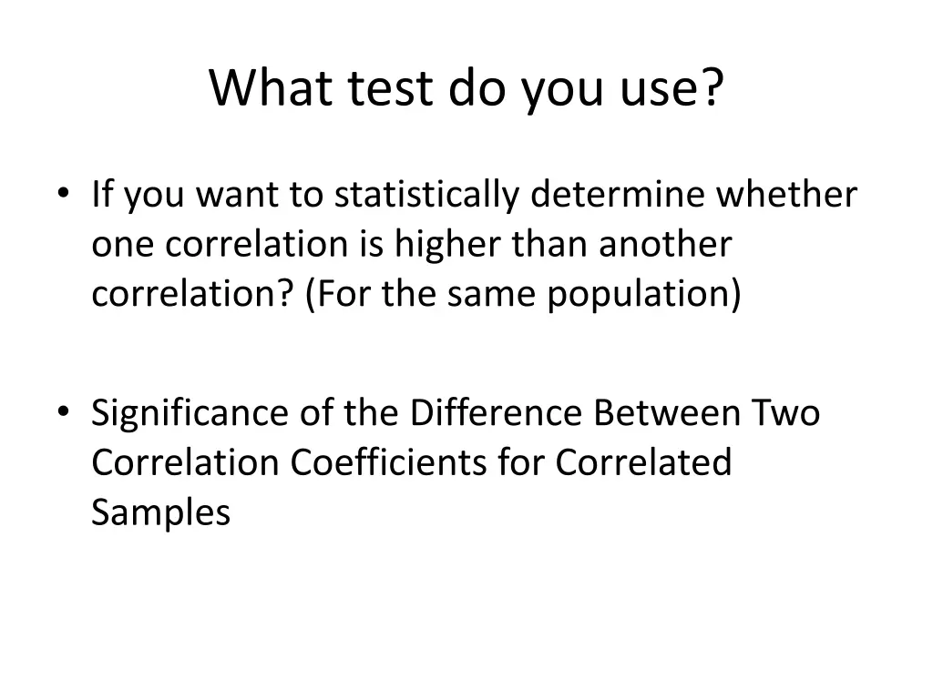 what test do you use 15
