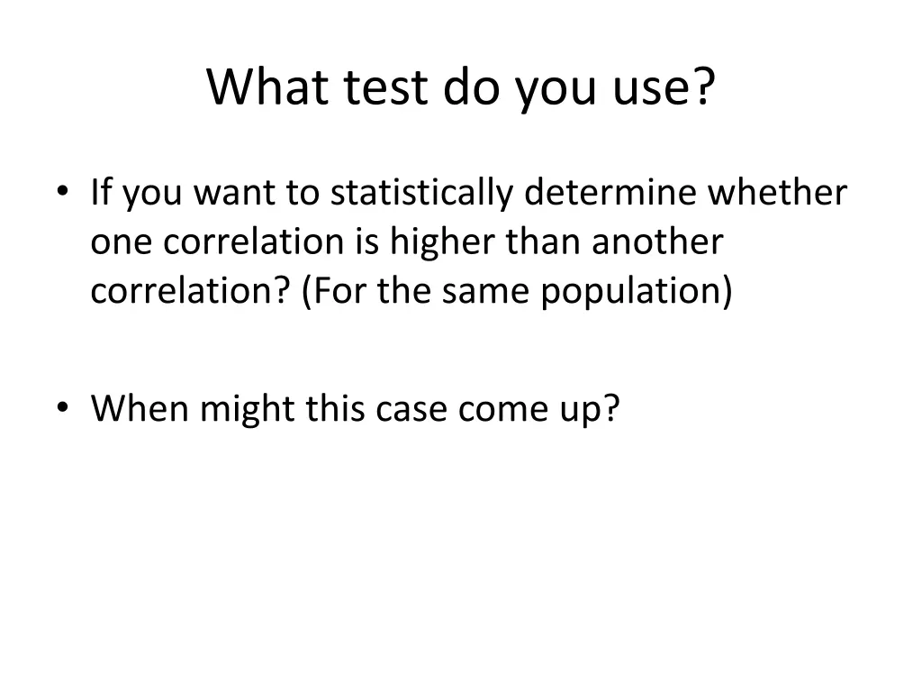 what test do you use 16