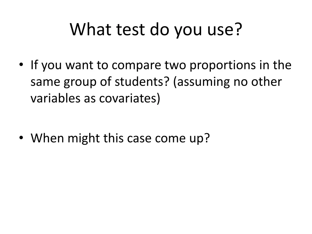 what test do you use 22