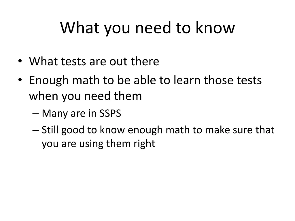 what you need to know