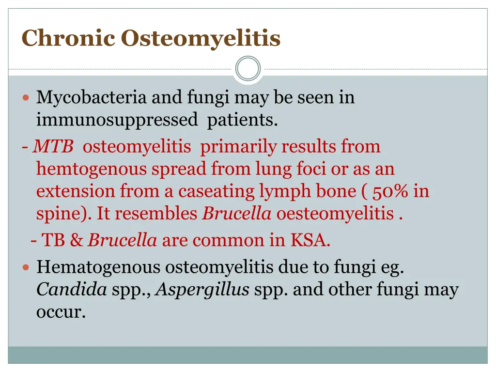 chronic osteomyelitis 2