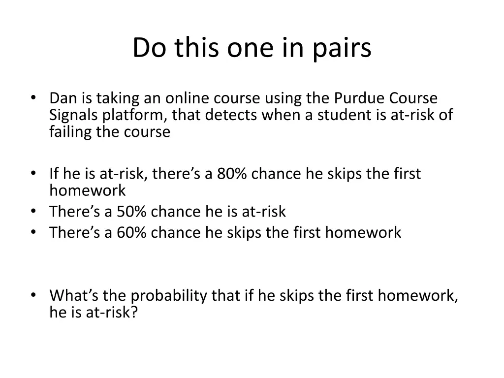 do this one in pairs