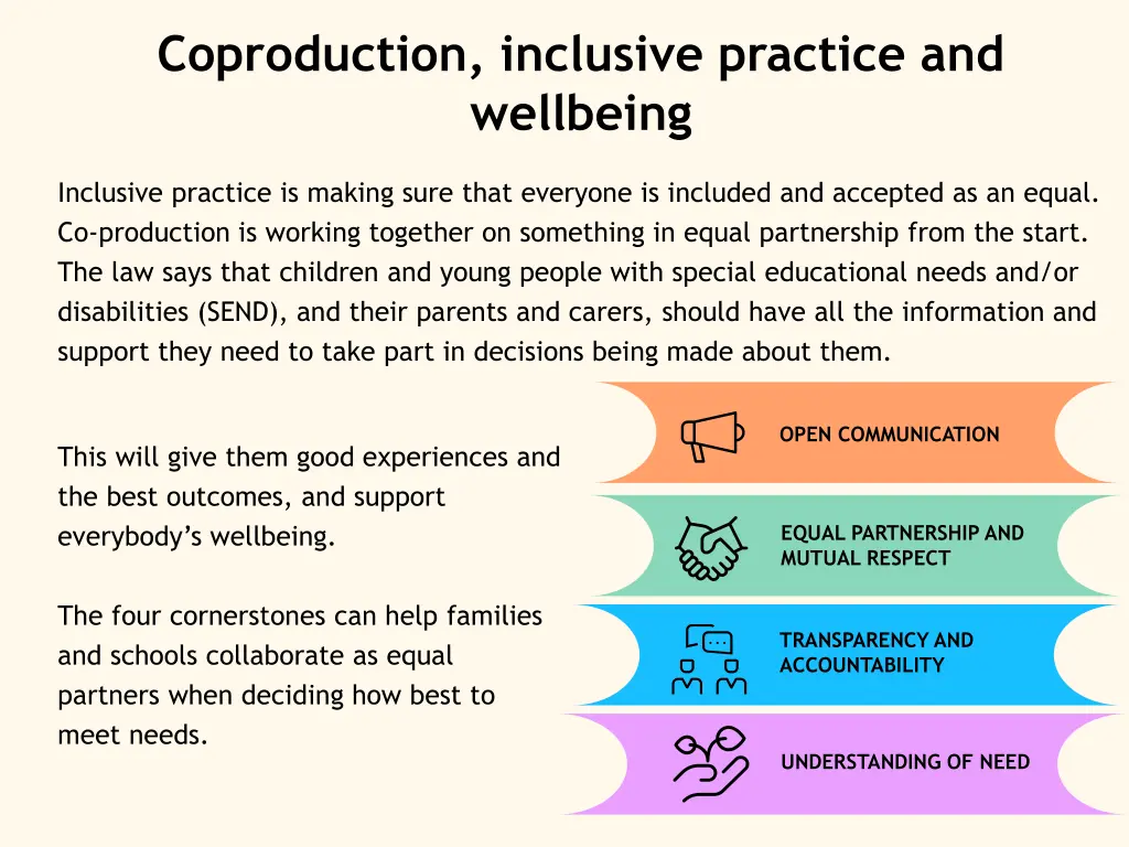 coproduction inclusive practice and wellbeing