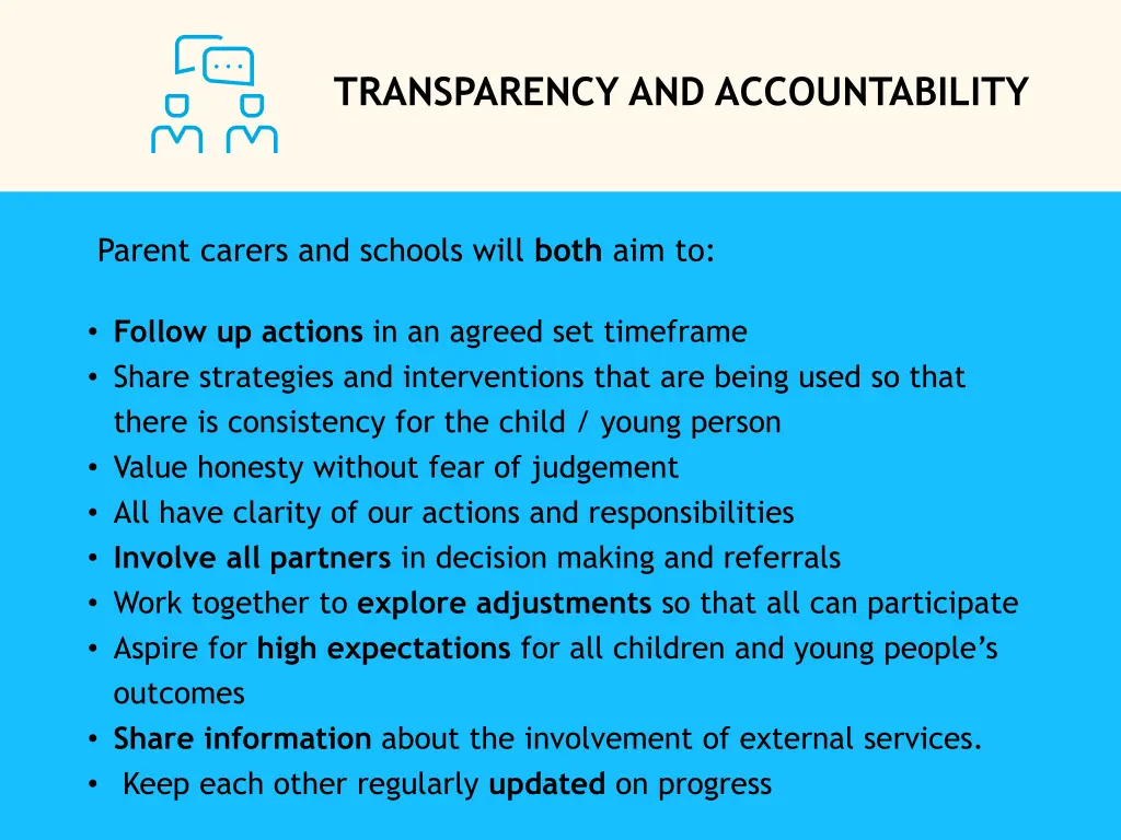 transparency and accountability