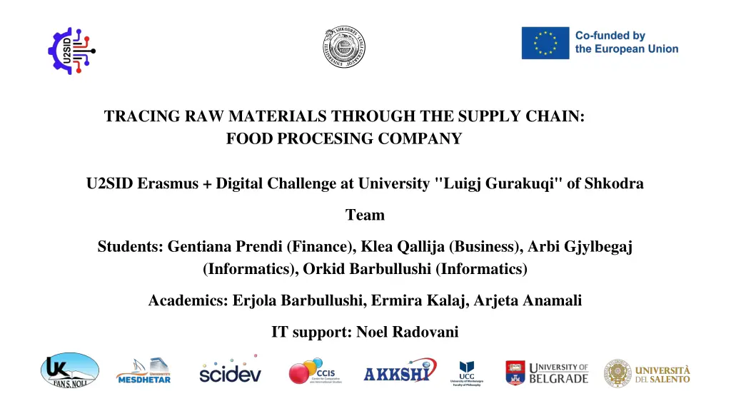 tracing raw materials through the supply chain
