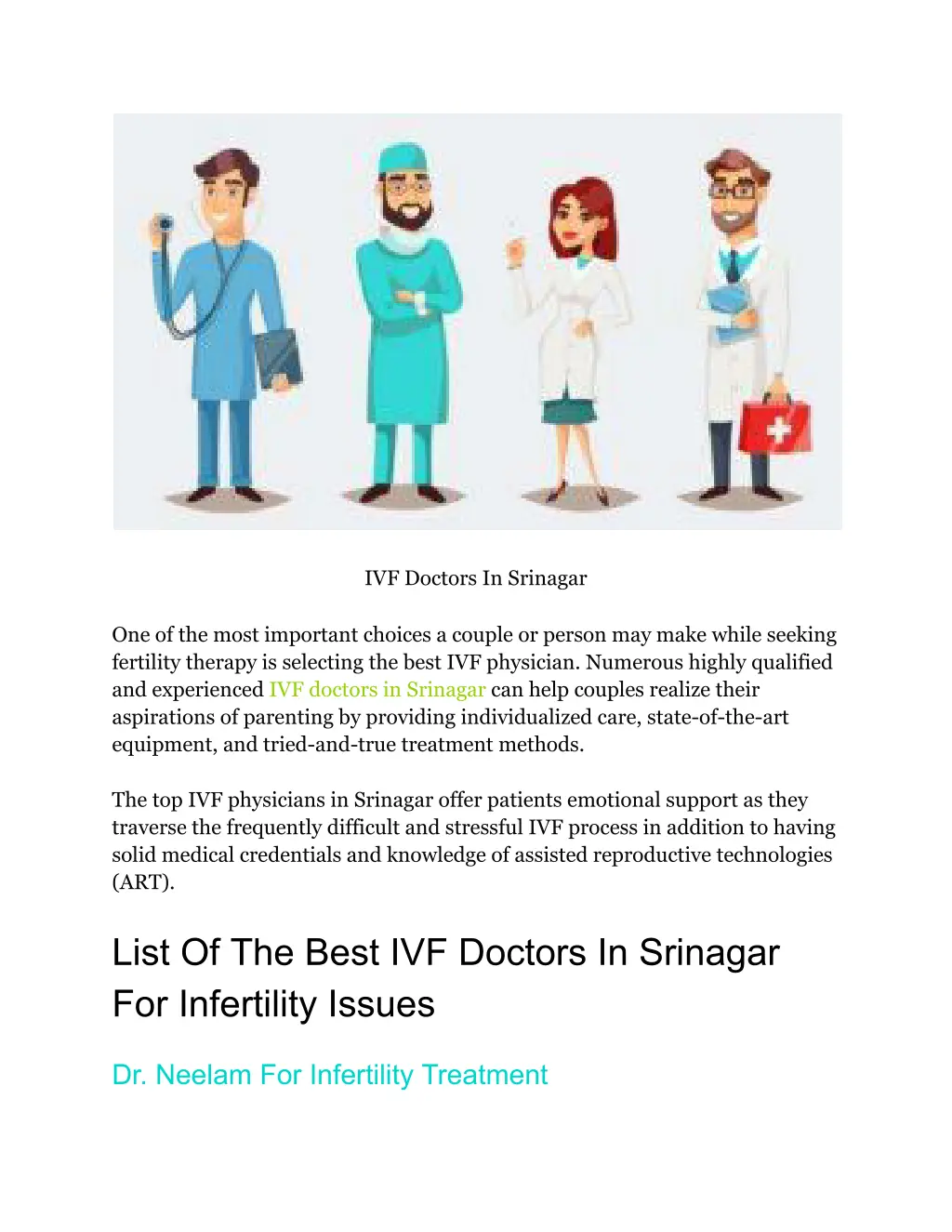 ivf doctors in srinagar