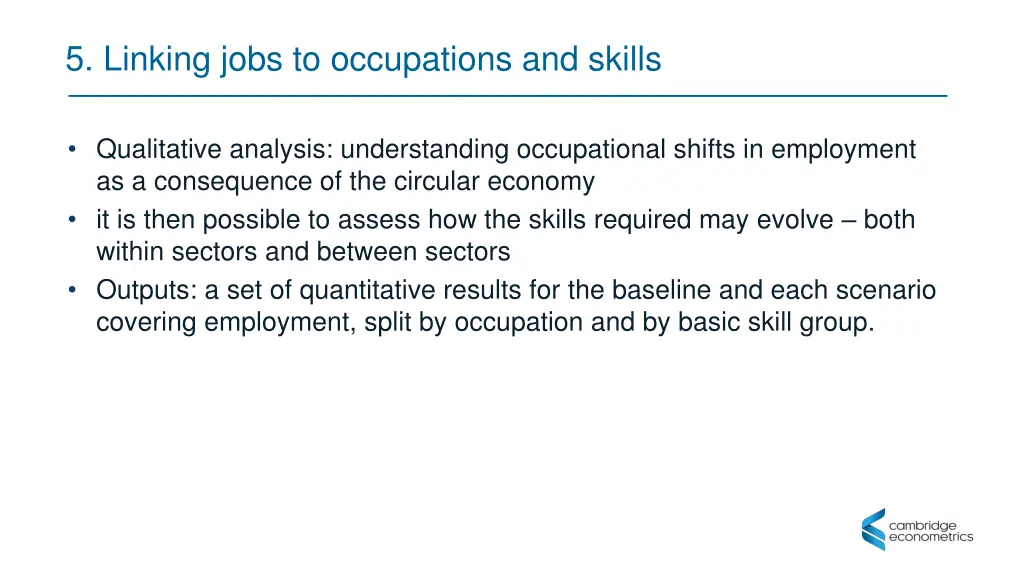 5 linking jobs to occupations and skills