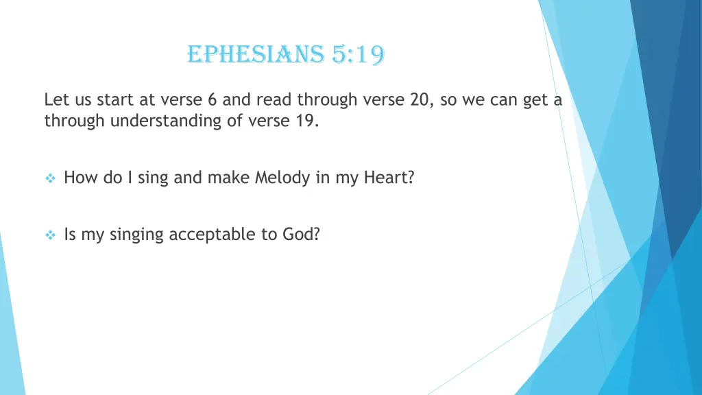 ephesians 5 19