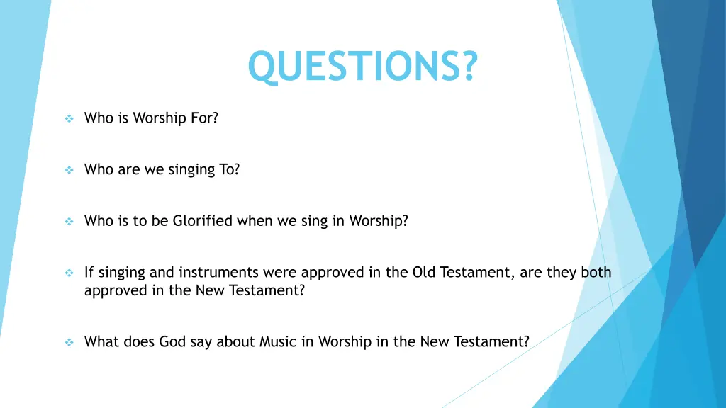 questions