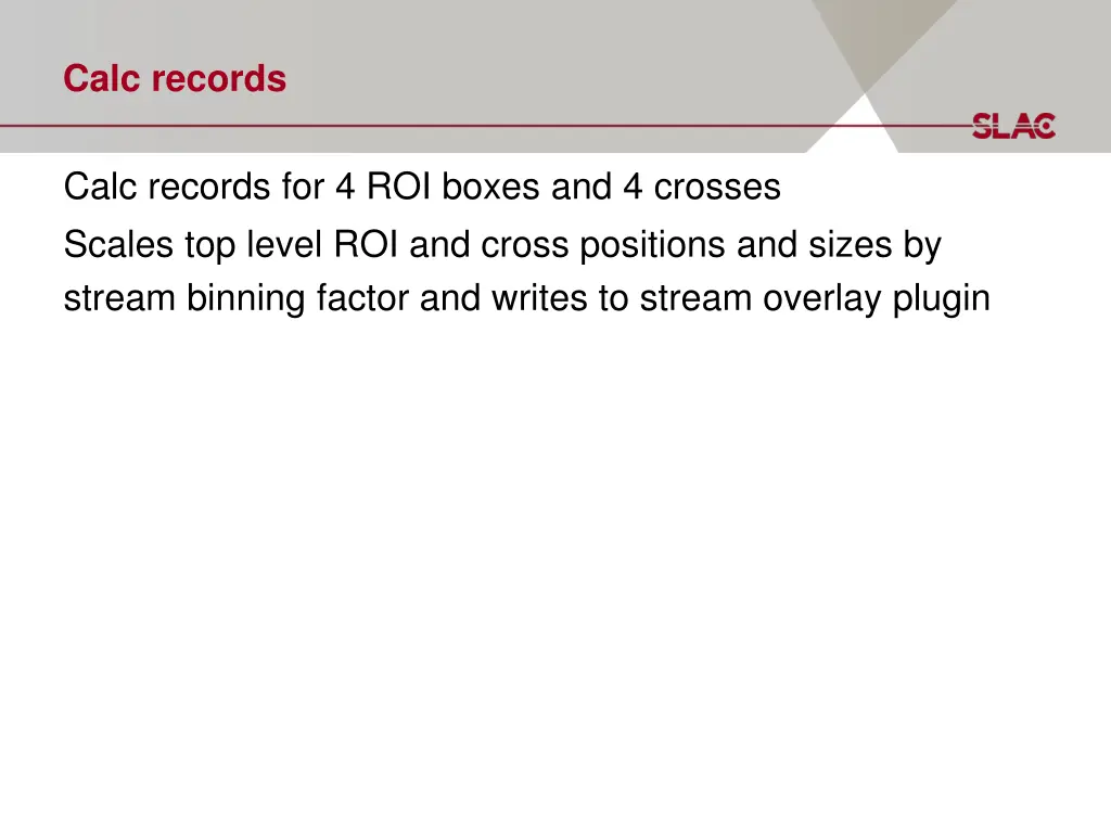 calc records