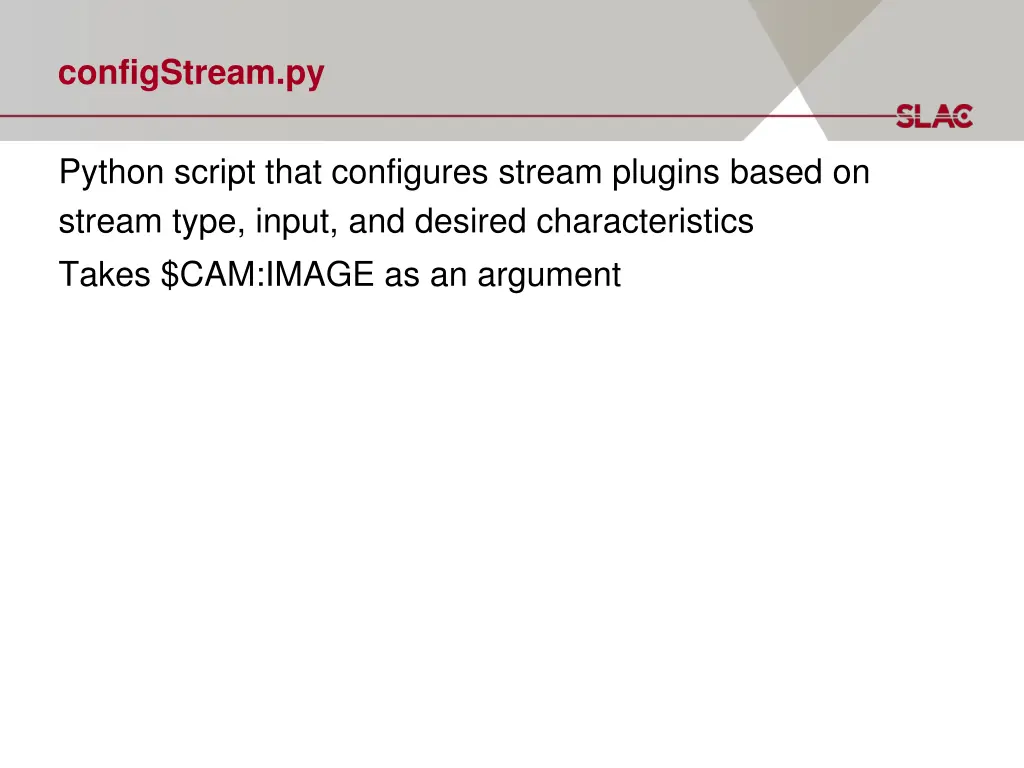 configstream py