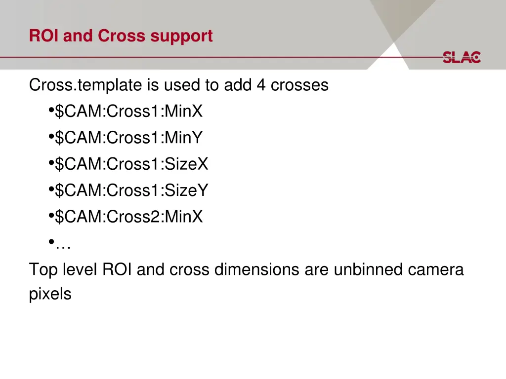 roi and cross support
