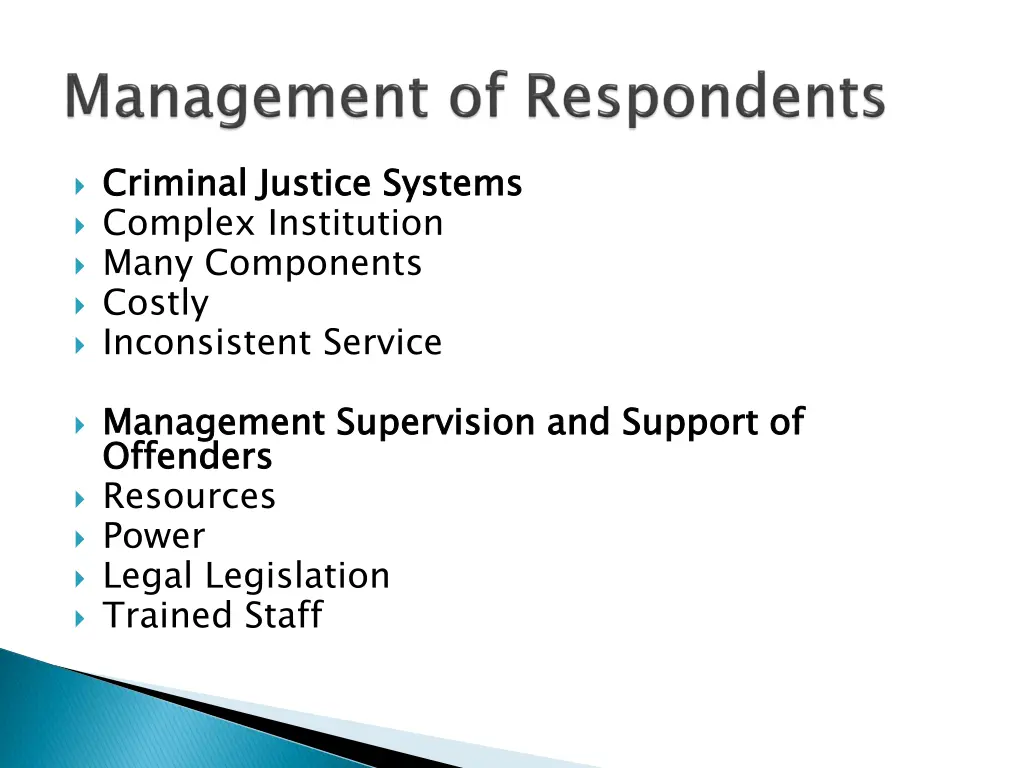 criminal justice systems complex institution many