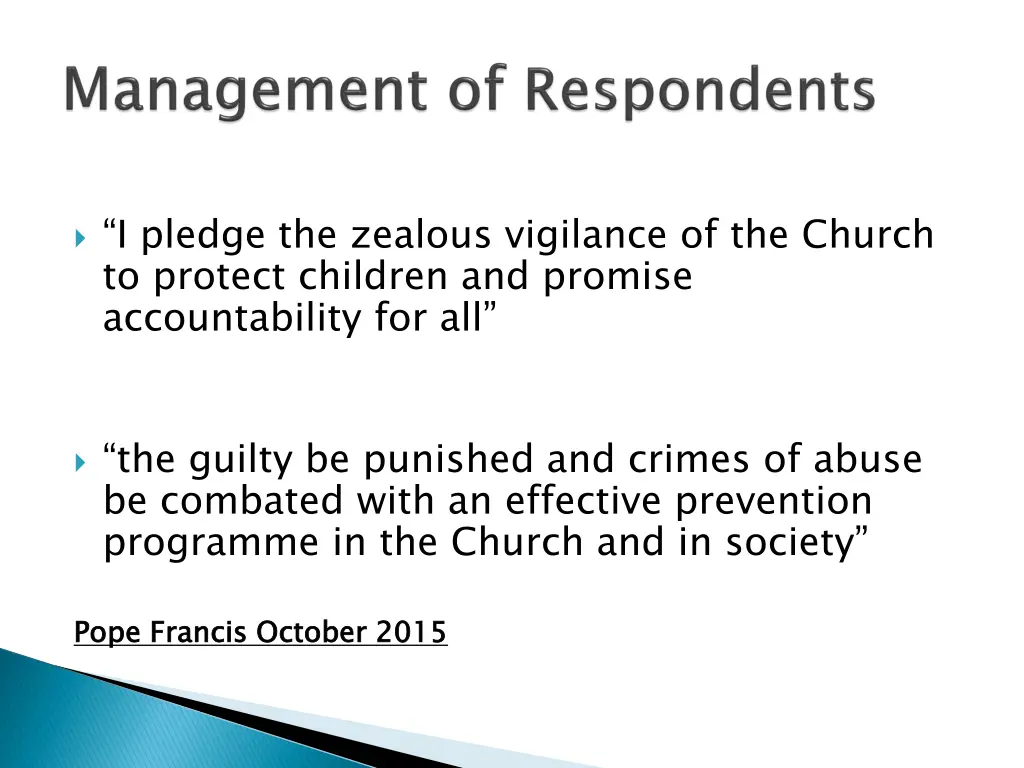 i pledge the zealous vigilance of the church