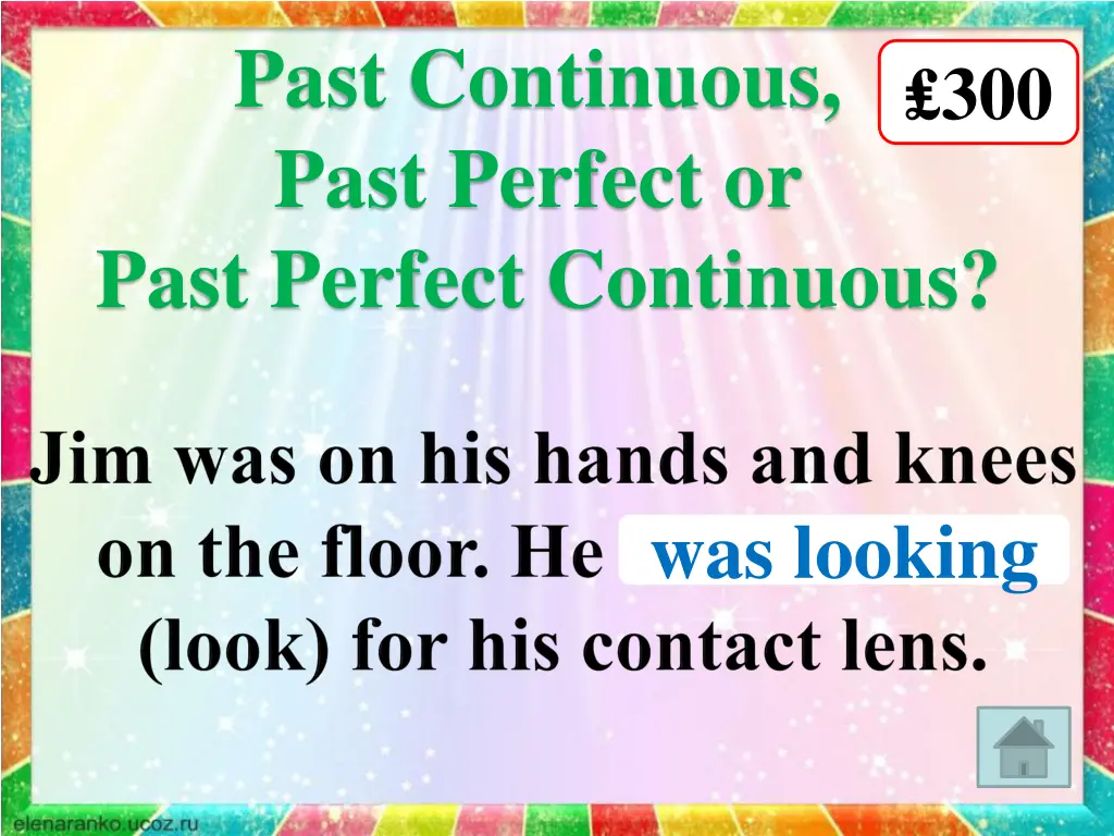 past continuous past perfect or past perfect 3