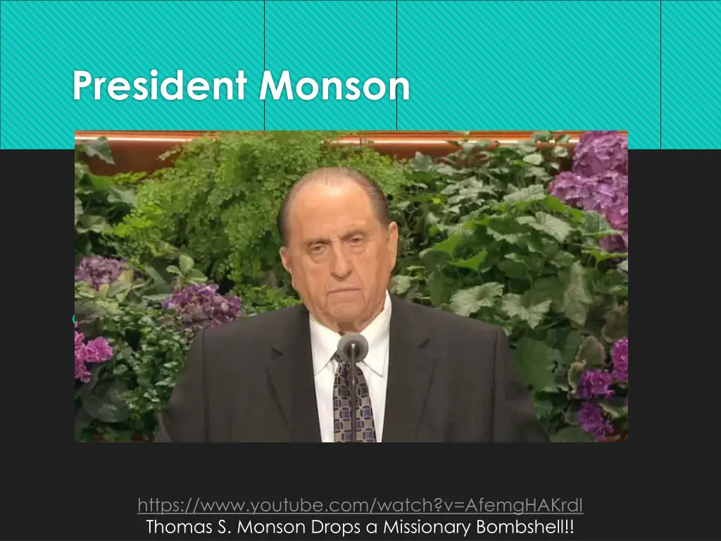 president monson 9