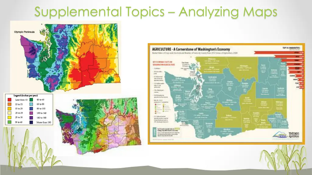 supplemental topics analyzing maps