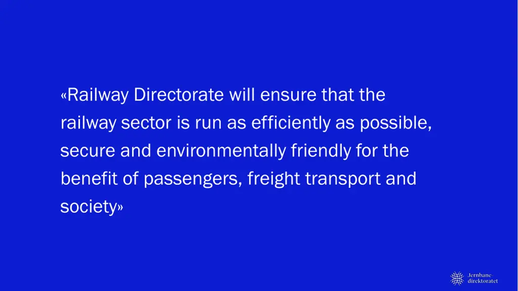 railway directorate will ensure that the railway
