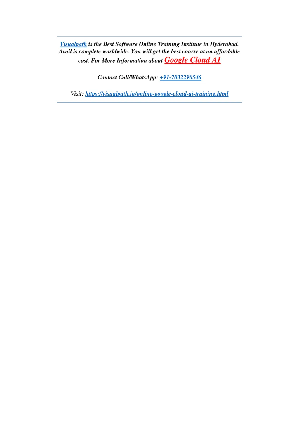 visualpath is the best software online training