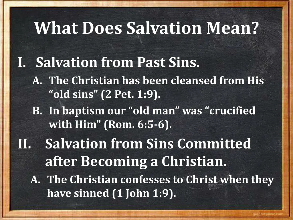 what does salvation mean