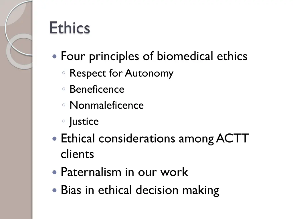ethics