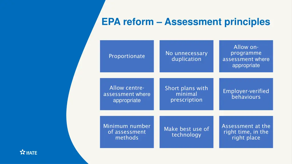 epa reform assessment principles