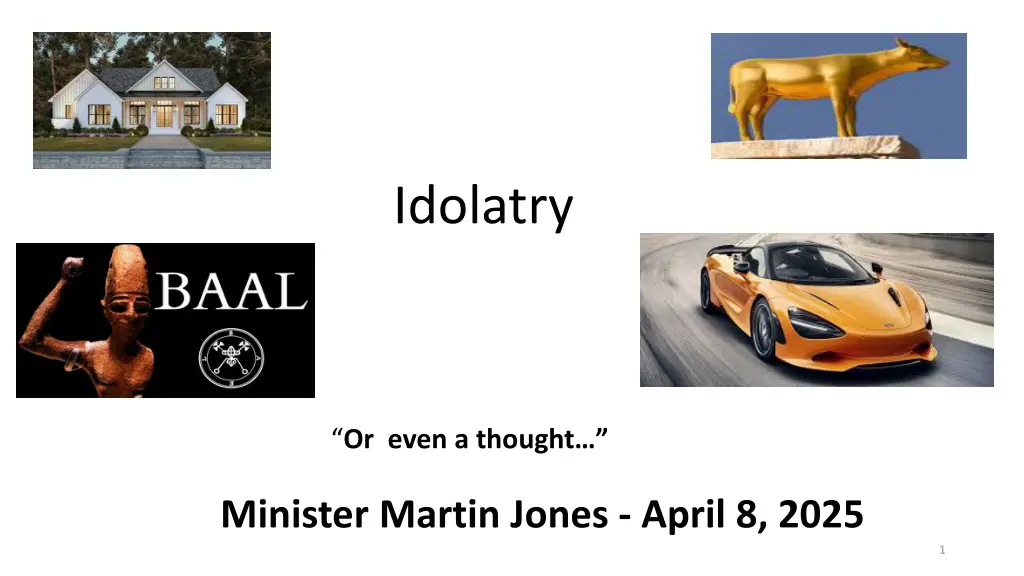 idolatry