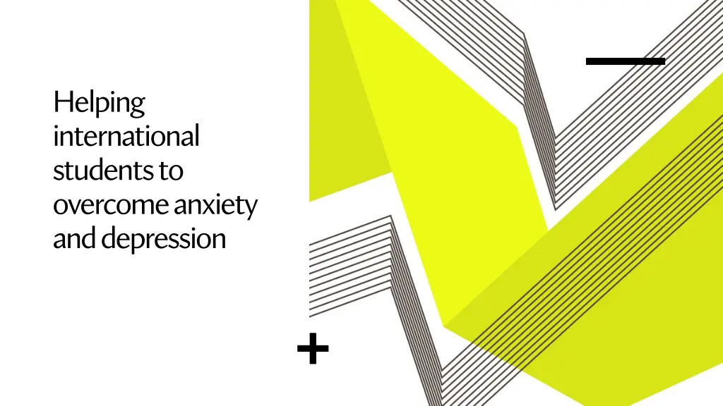 helping international studentsto overcomeanxiety