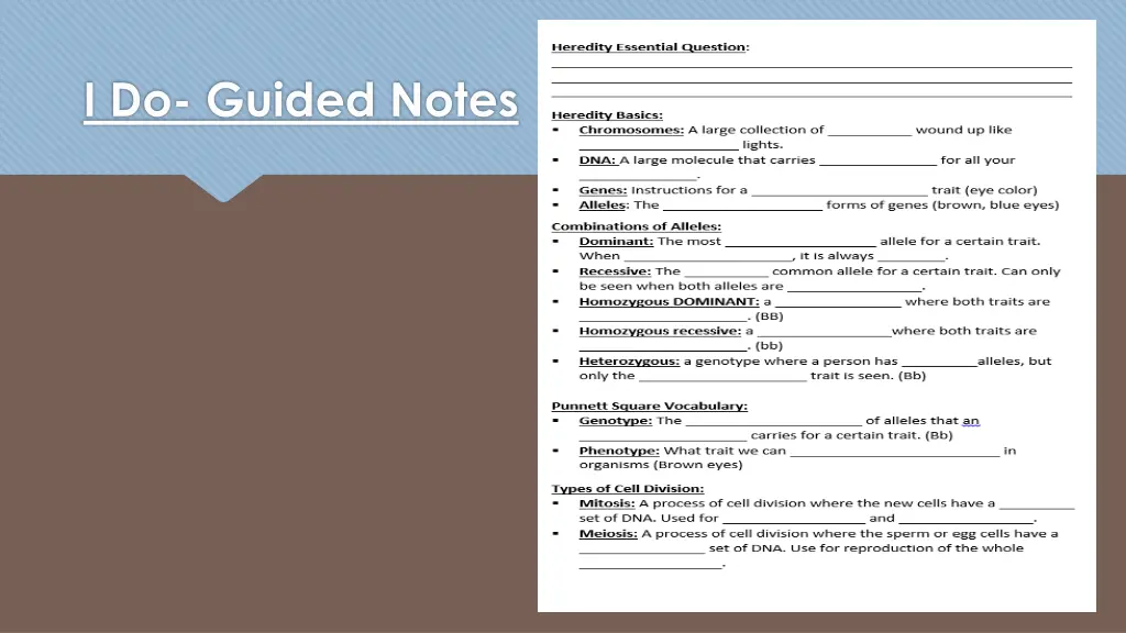 i do guided notes