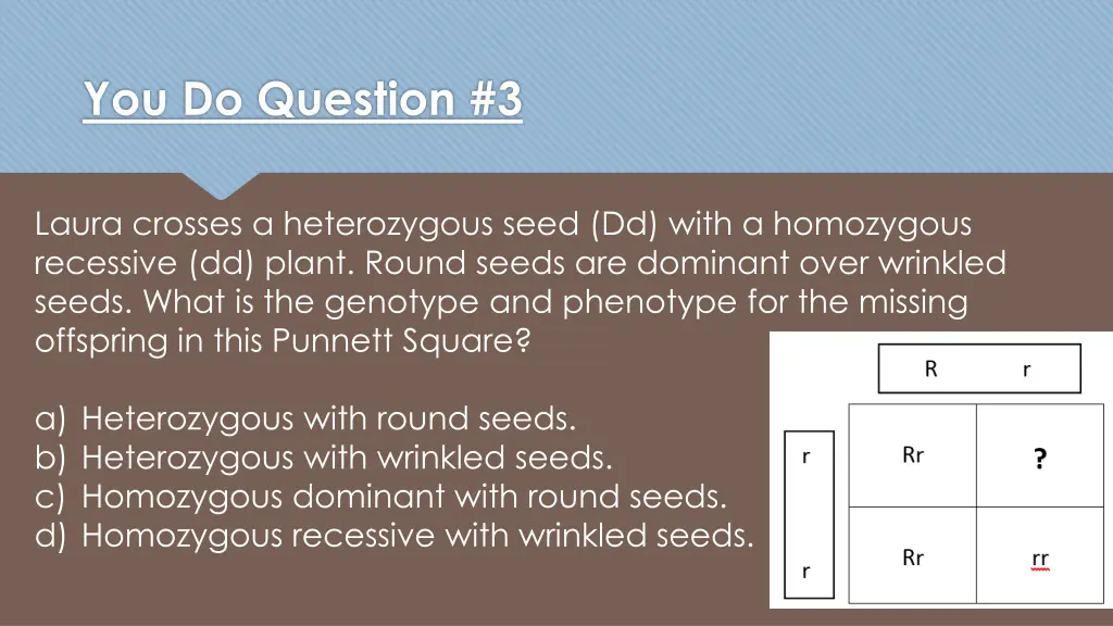 you do question 3