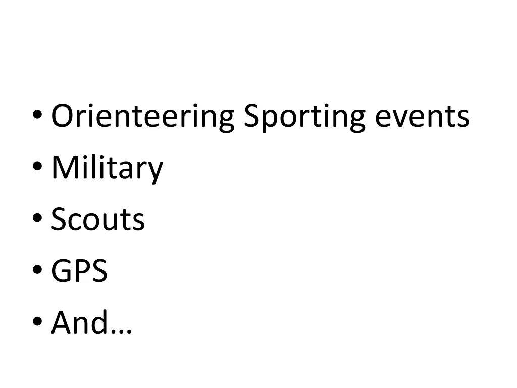 orienteering sporting events military scouts
