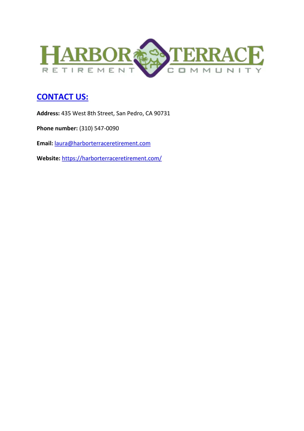 contact us