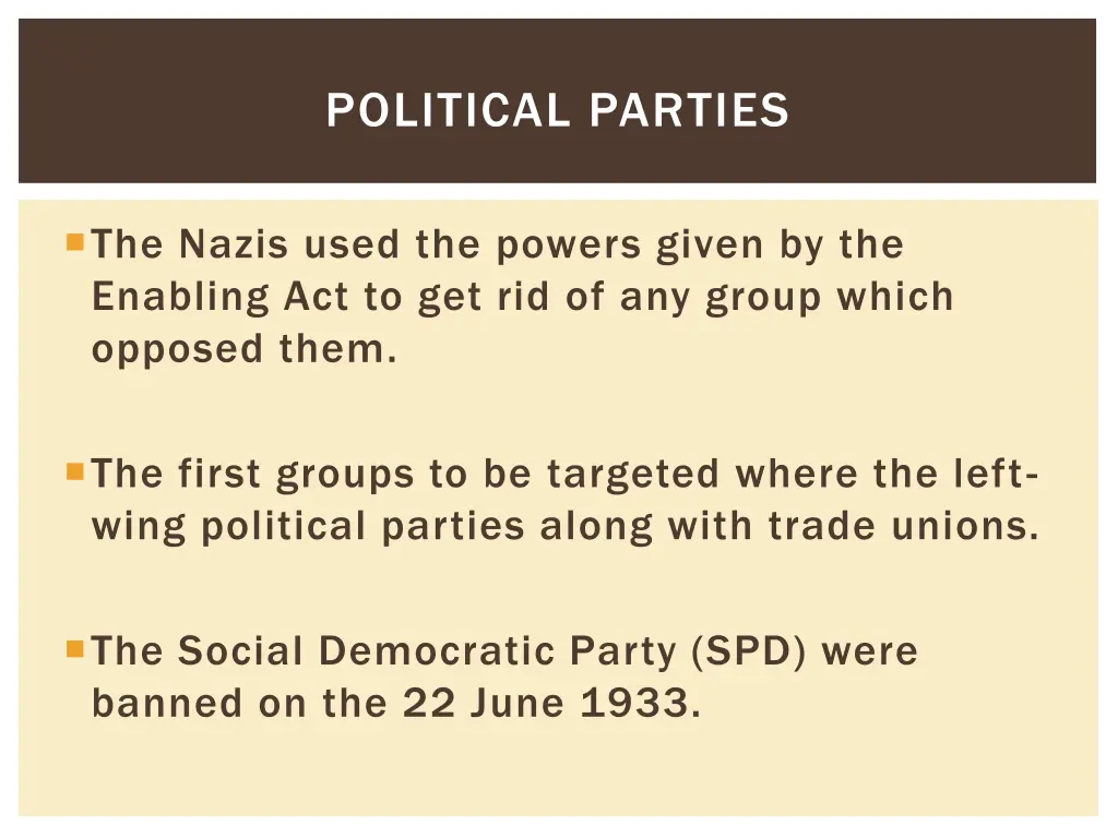 political parties