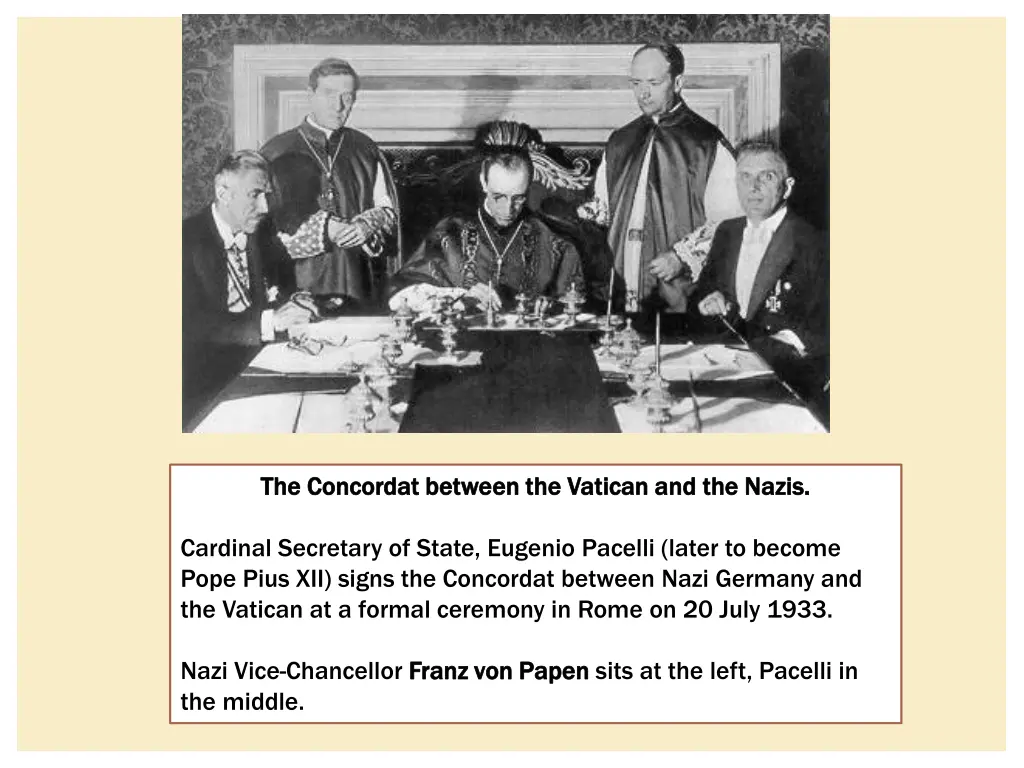 the concordat between the vatican and the nazis