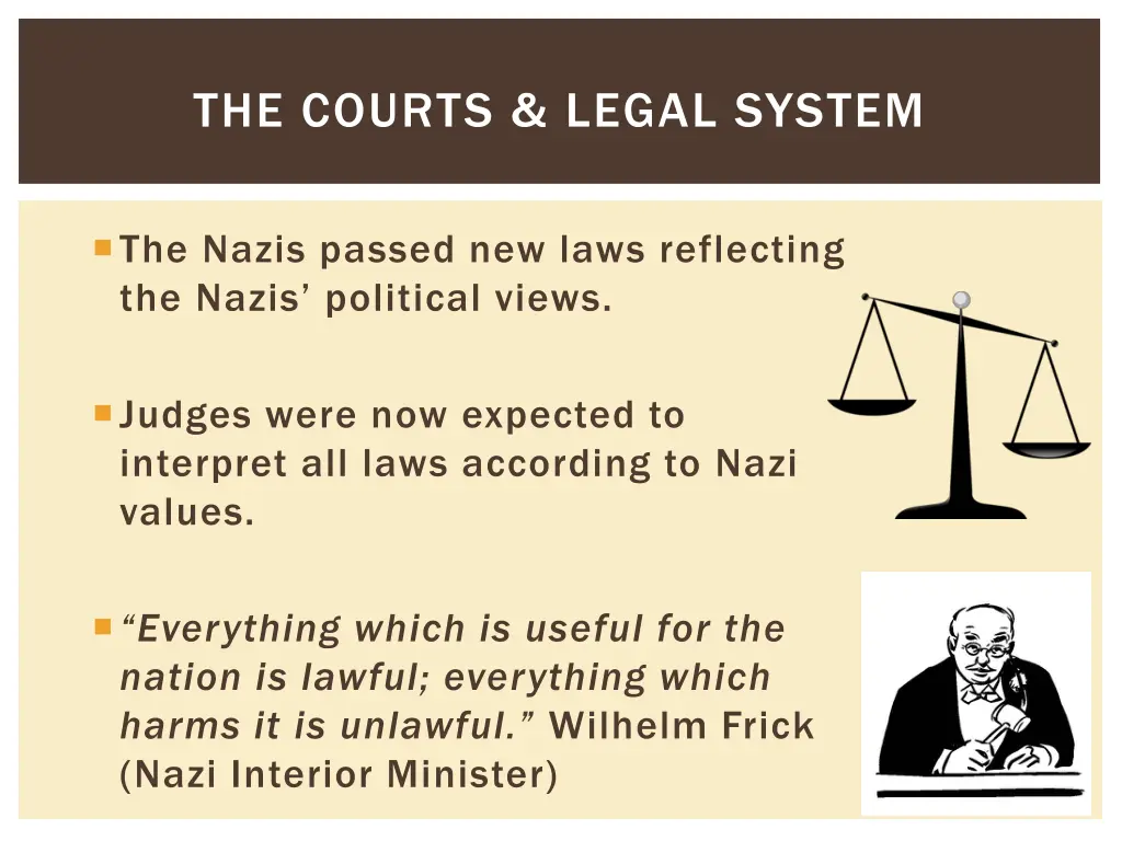 the courts legal system