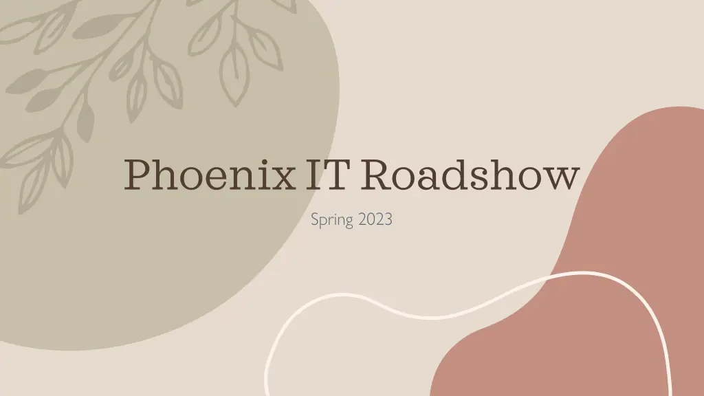 phoenix it roadshow spring 2023