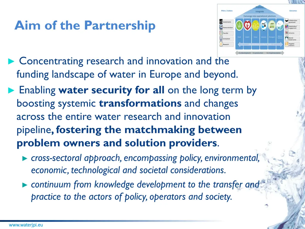 aim of the partnership