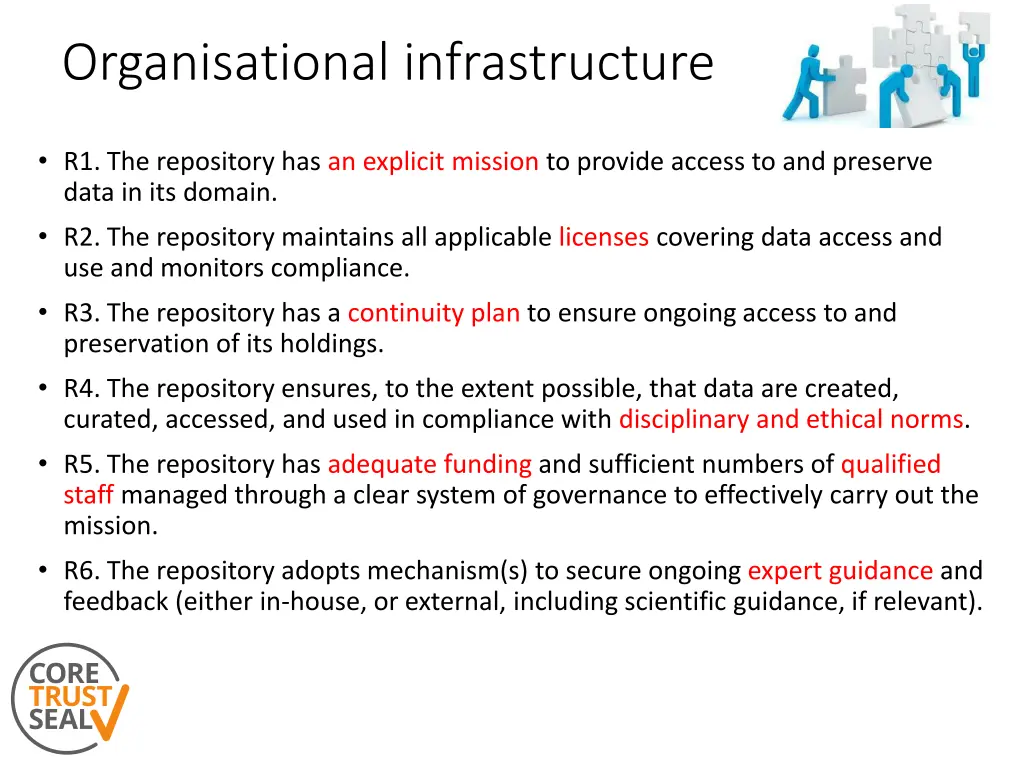 organisational infrastructure