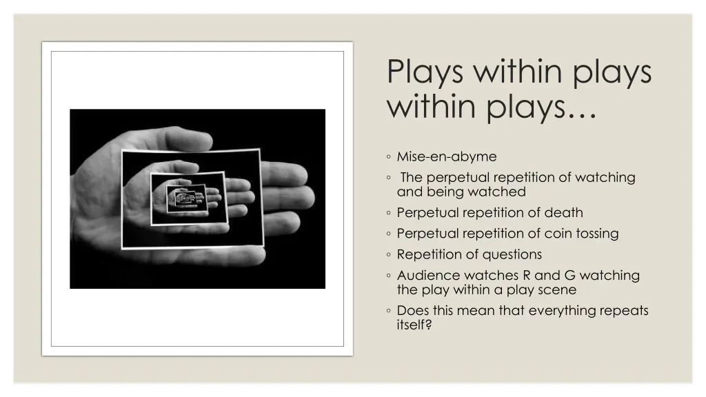 plays within plays within plays