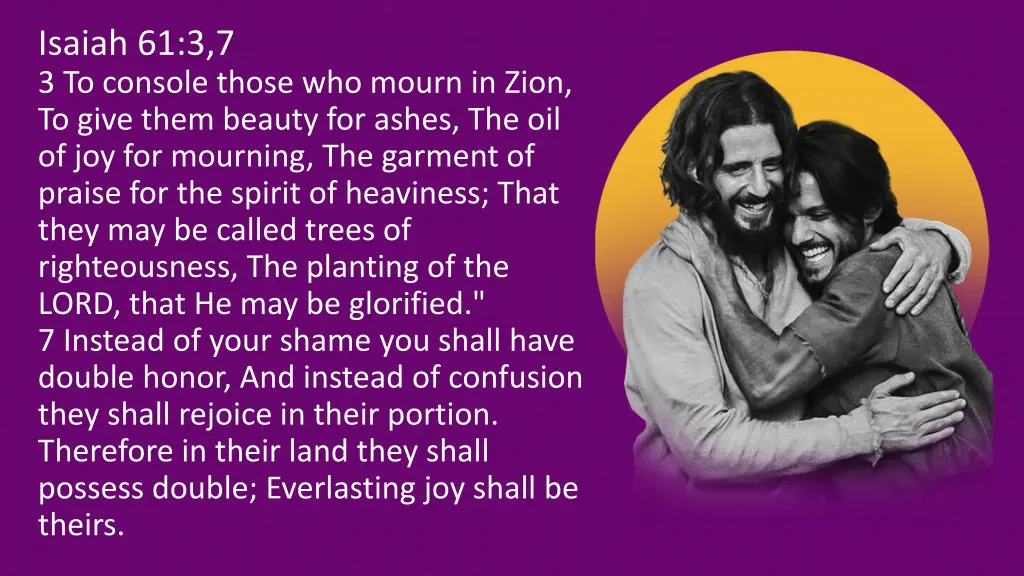 isaiah 61 3 7 3 to console those who mourn