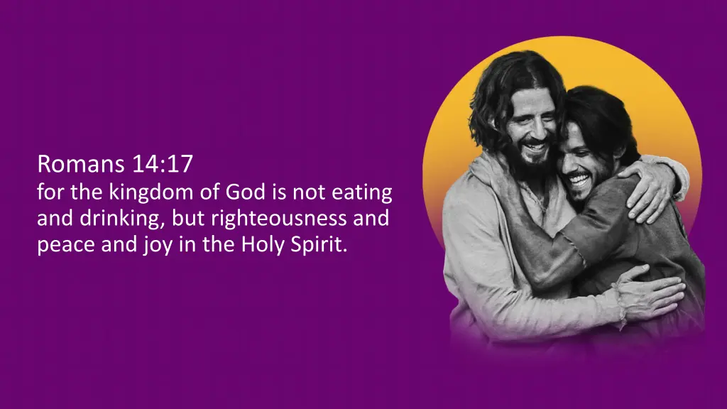 romans 14 17 for the kingdom of god is not eating