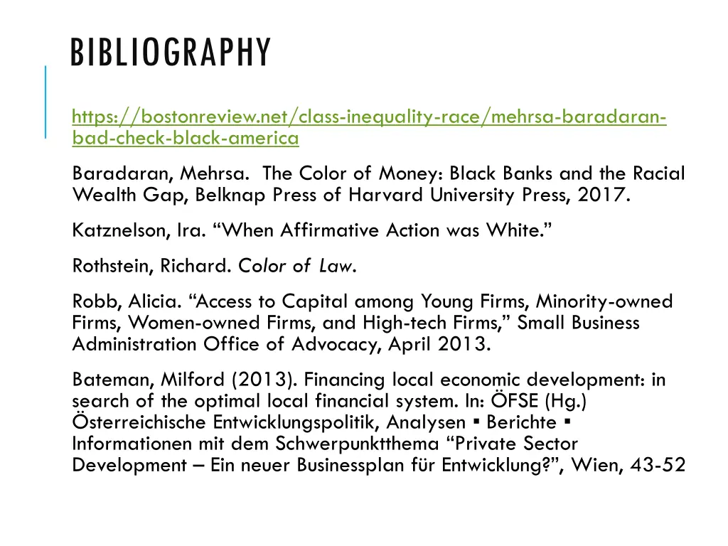 bibliography