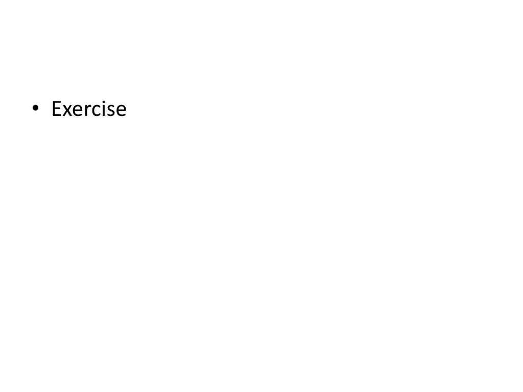 exercise