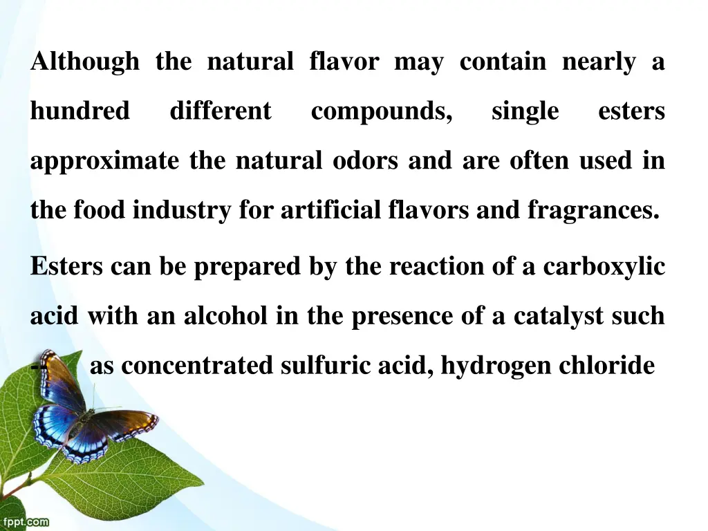 although the natural flavor may contain nearly a