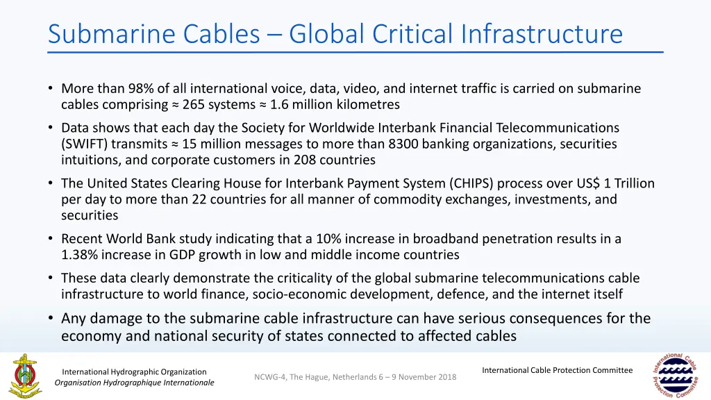 submarine cables global critical infrastructure