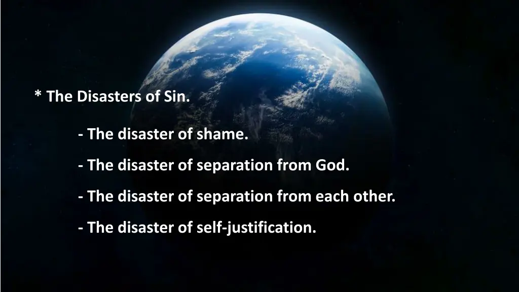 the disasters of sin 2