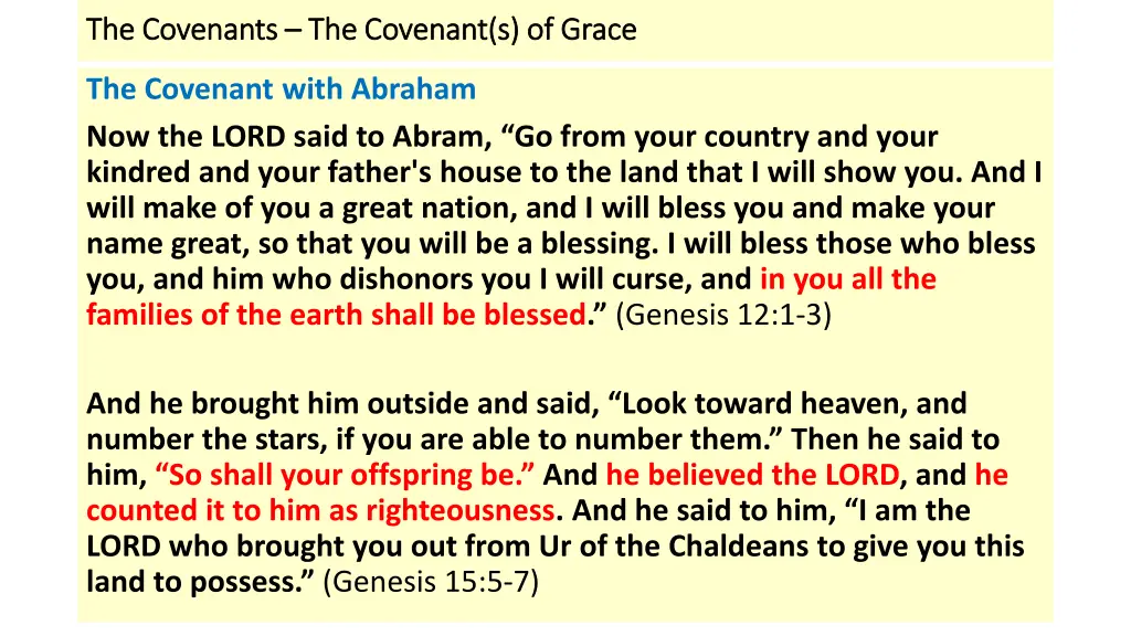the covenants the covenants the covenant 1