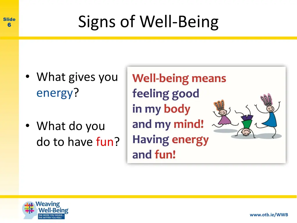 signs of well being 1