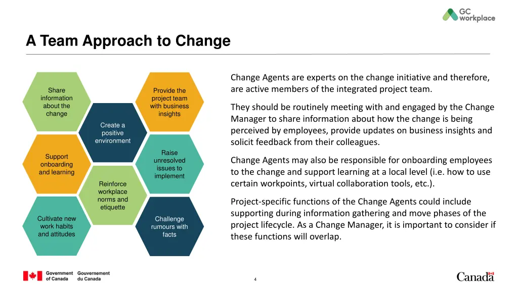 a team approach to change