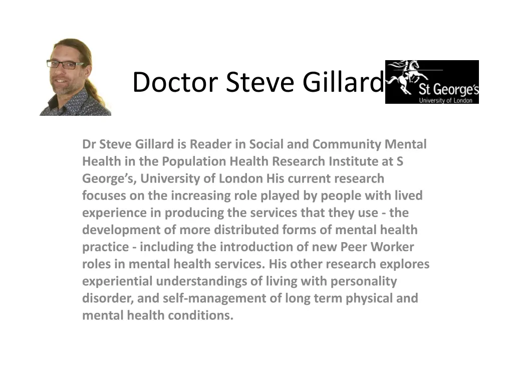 doctor steve gillard